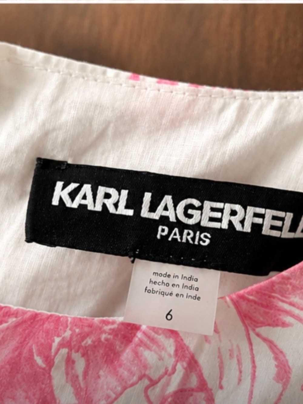 Karl Lagerfield - white pink - size 6 - Picture 5 of 5